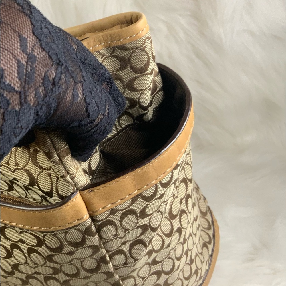 Coach Khaki Signature Multi-Functional Tote Bag (… - image 7